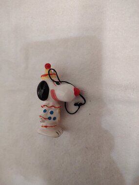 CHRISTMAS ORNAMENT SNOOPY CERAMIC Vintage 1966